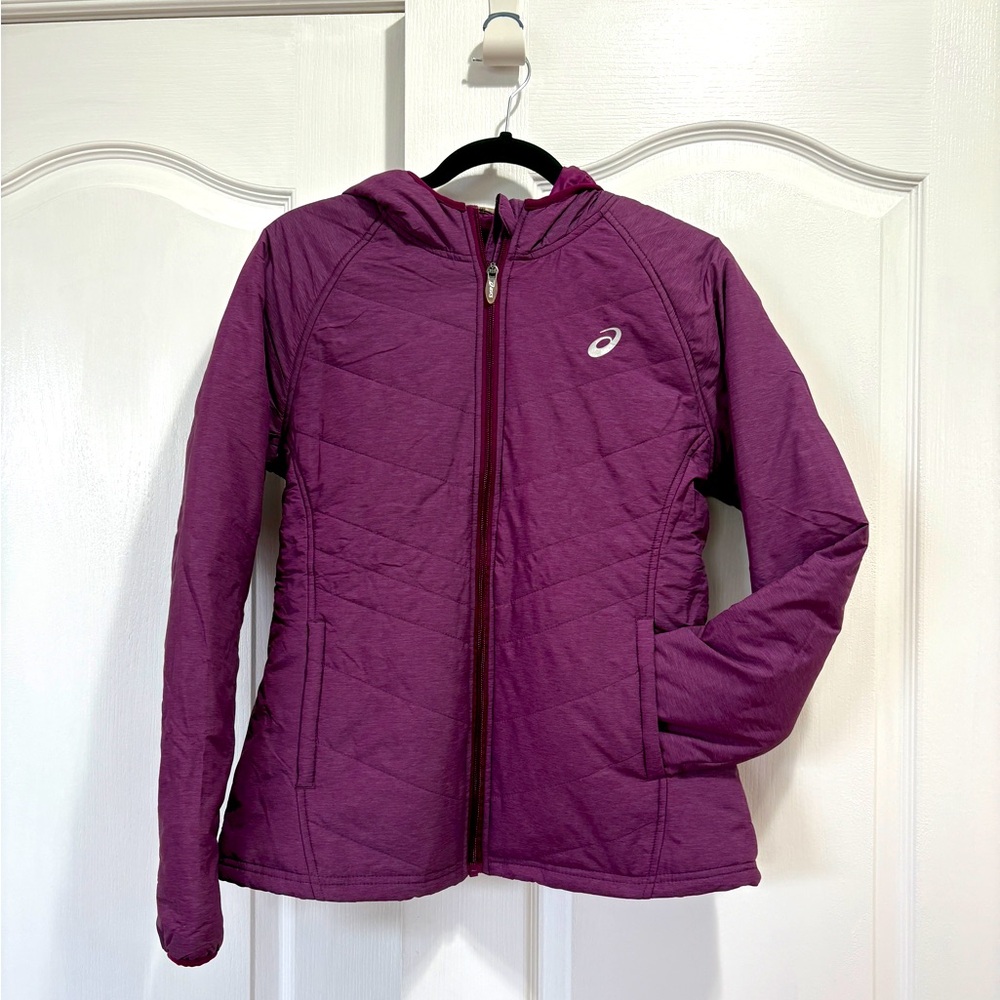 Asics Magenta Quilted Jacket